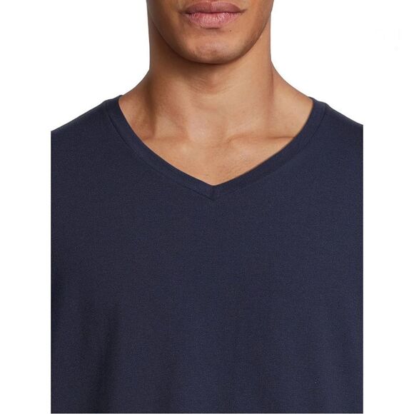 Men’s Moisture Wicking V-Neck Short Sleeve T-Shirts 2-Pack Size XL - Picture 4 of 5